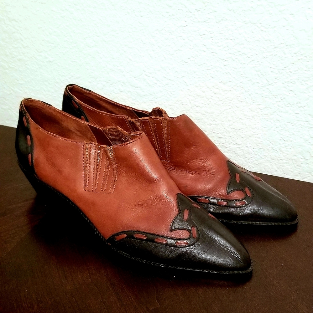 Mister Shoes Vintage Cowboy Booties Sz 10